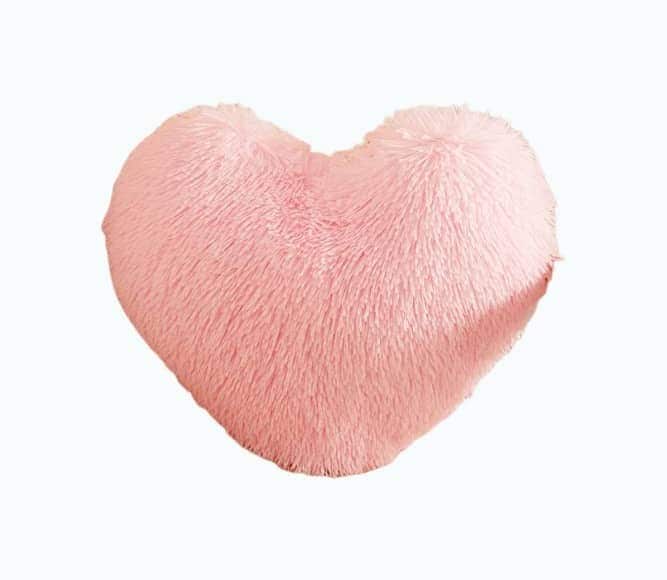 Fluffy Heart Pillow