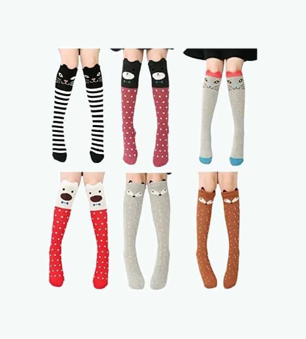 Cartoon Animal Socks Set