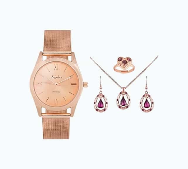 Rose Gold Jewelry Set