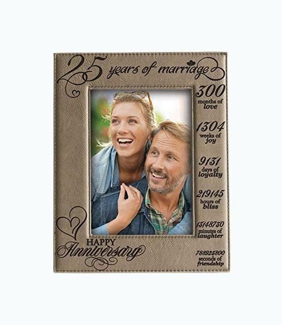 25th Anniversary Picture Frame