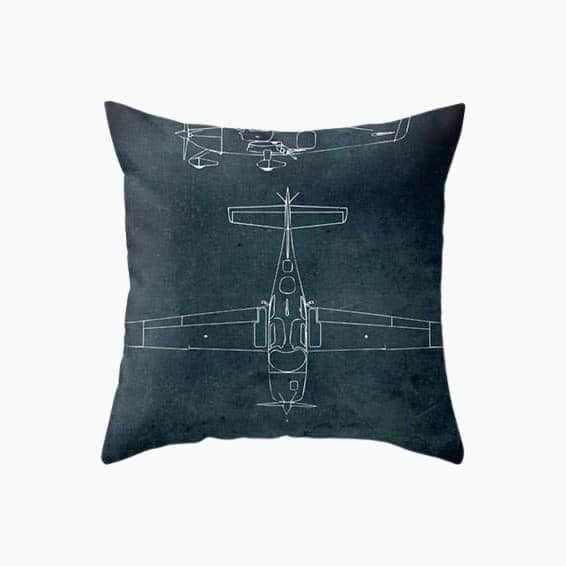 First Flight Throw Pillow