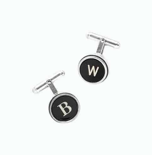 Silver Type Key Cufflink