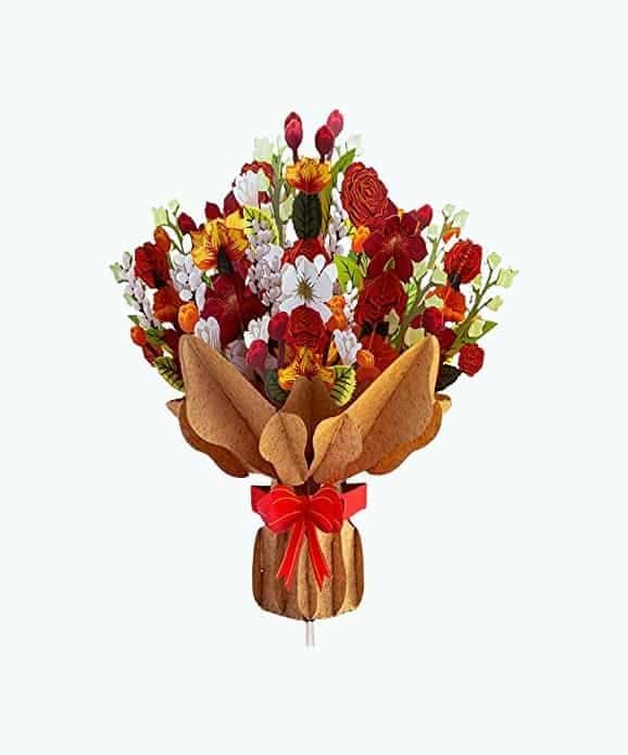 Flower Bouquet 3D Pop-Up Card