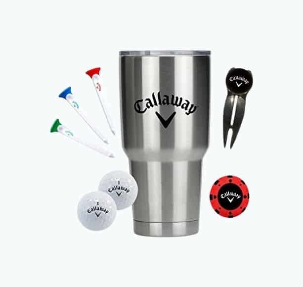 Callaway Tumbler & Golf Accessories Gift Set