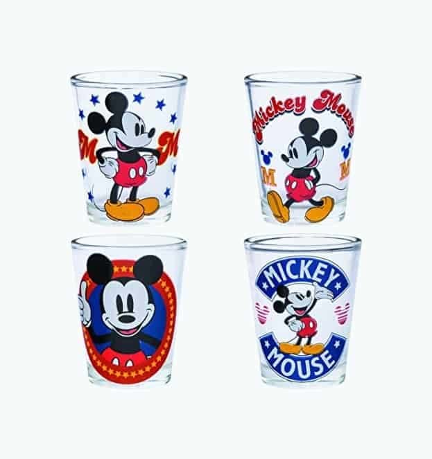 Mickey Mouse Shot Glasses Set