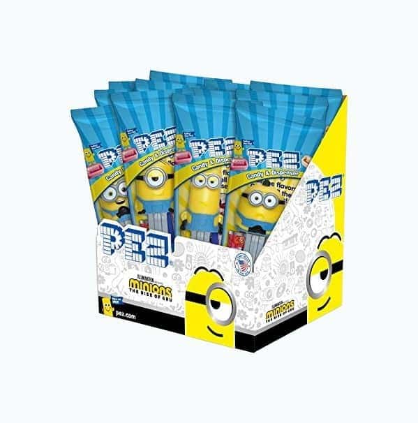 PEZ Candy Minions Assorted Fruit (Pack of 12)