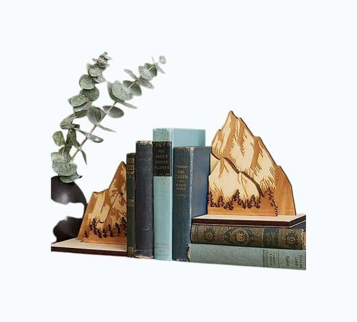 Mighty Mountain Bookends