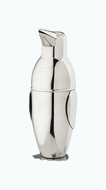 Stainless Steel Penguin Cocktail Shaker