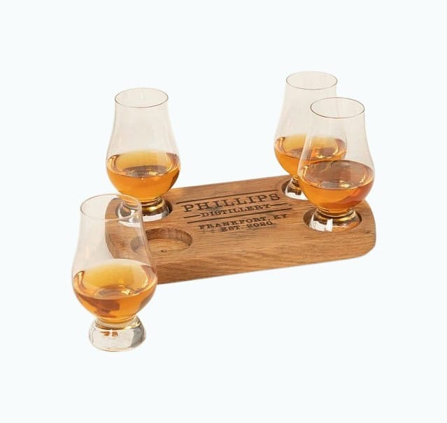 Personalized Bourbon Barrel Flight