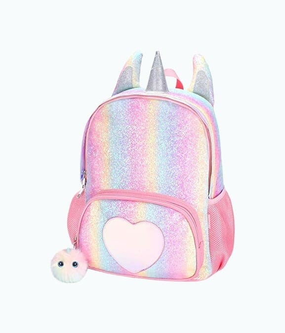 Pink Rainbow Unicorn Backpack