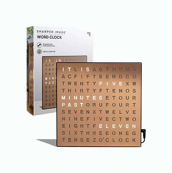 Sharper Image Word Clock