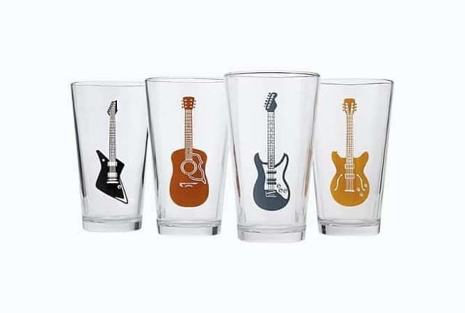 Guitar Glasses Set