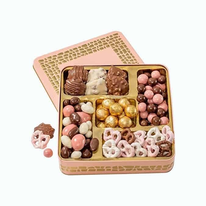 Chocolate-Covered Snack Mother’s Day Gift Box