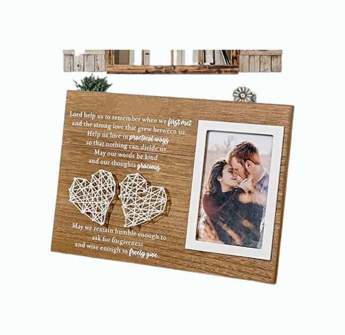 Marriage Prayer Rustic Sign