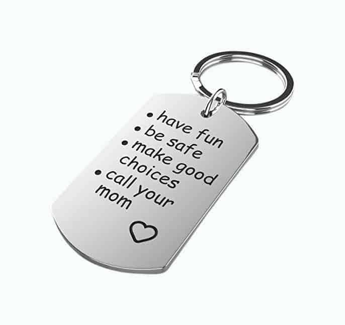 Call Your Mom Keychain