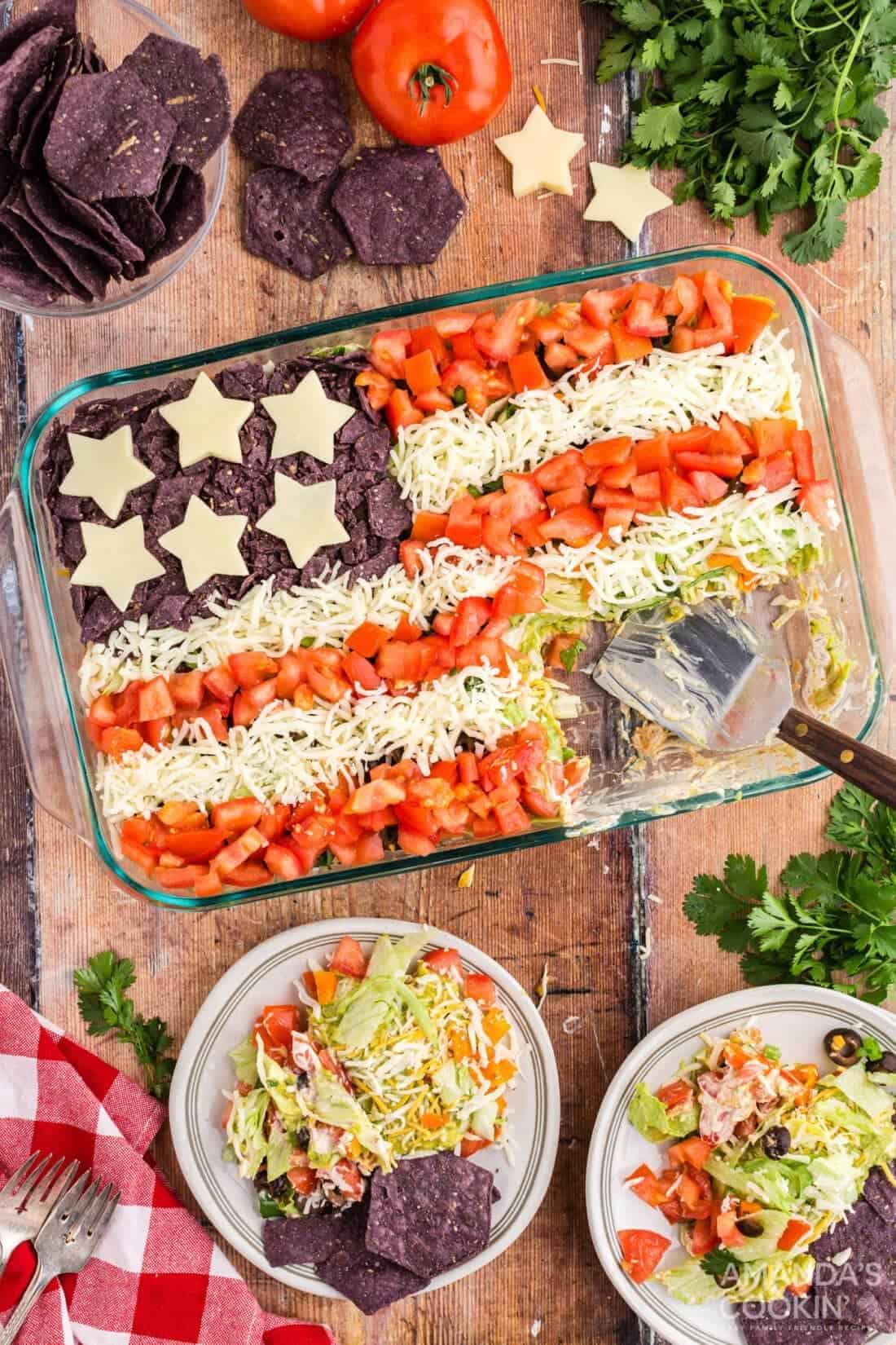 07 | AMERICAN FLAG TACO DIP