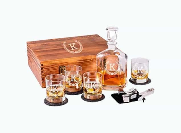 Personalized Whiskey Decanter Set