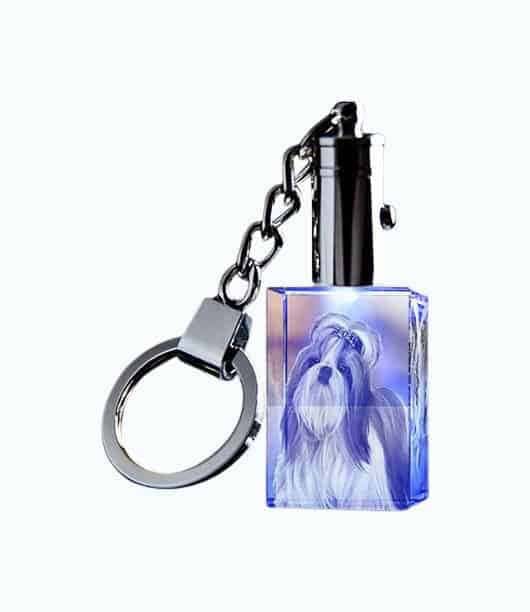 2D Photo Crystal Keychain