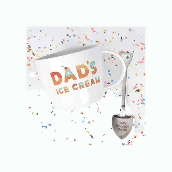 Dad Ice Cream Bowl Set