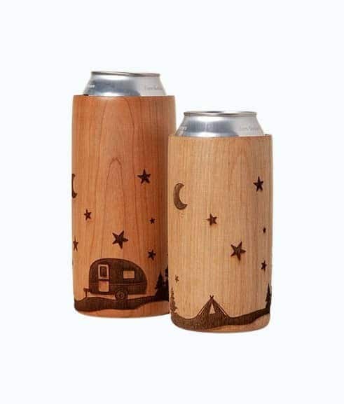 Sip Under the Stars Wood Beer Chiller