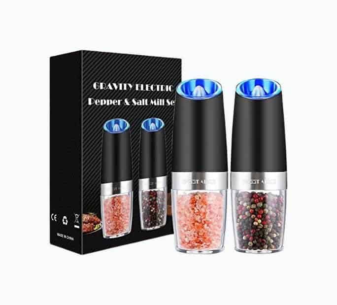 Electric Pepper & Salt Grinder Set