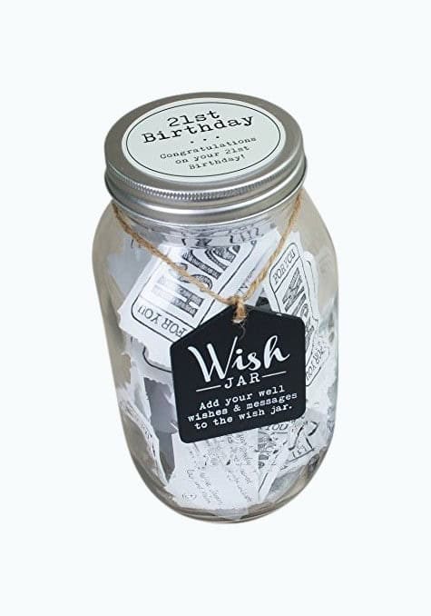 21st Birthday Wish Jar