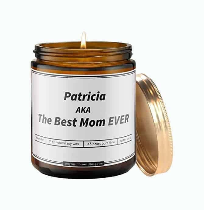 Personalized Mom Candle