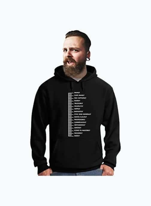 Beard Scale Men’s Hoodie