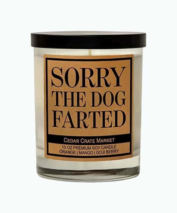 Funny Dog Candle