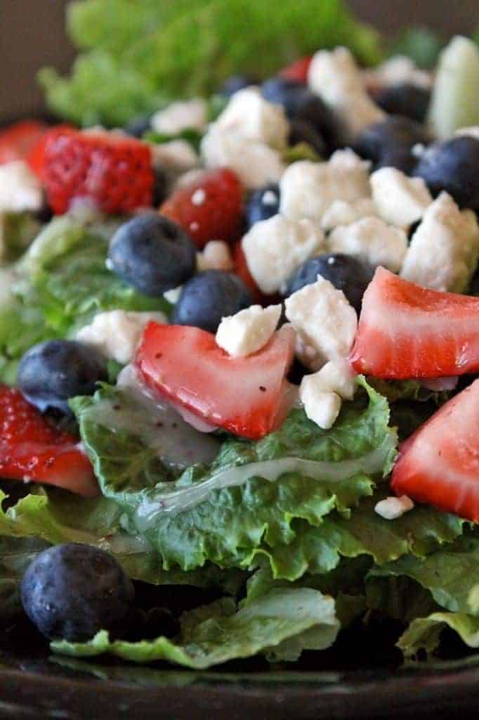 18 | RED WHITE & BLUE SWEET SUMMER SALAD