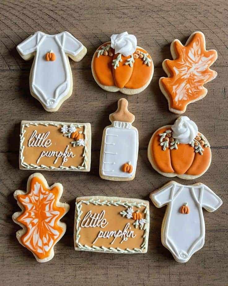 05 | FALL BABY SHOWER CUSTOM SUGAR COOKIES