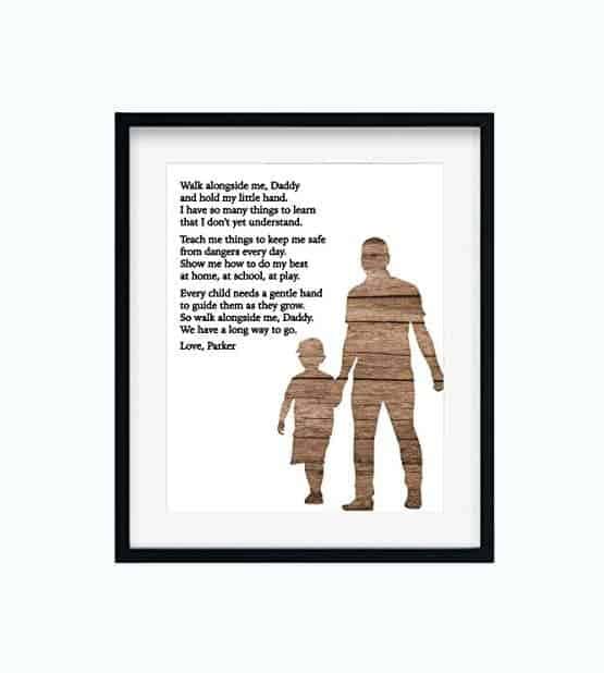 Personalized Dad Poem Print