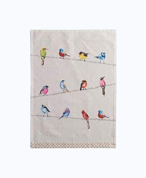 Birdies On Wire Kitchen Linens