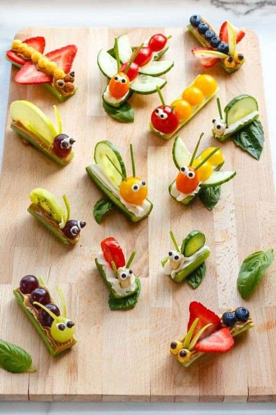 21 | FRUIT & VEGETABLE BUG SNACKS