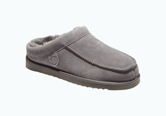 Dearfoams Shearling Clog Loafer Slippers