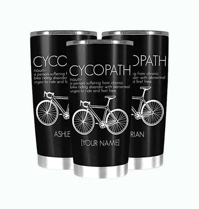 Personalized Bicycle Tumbler