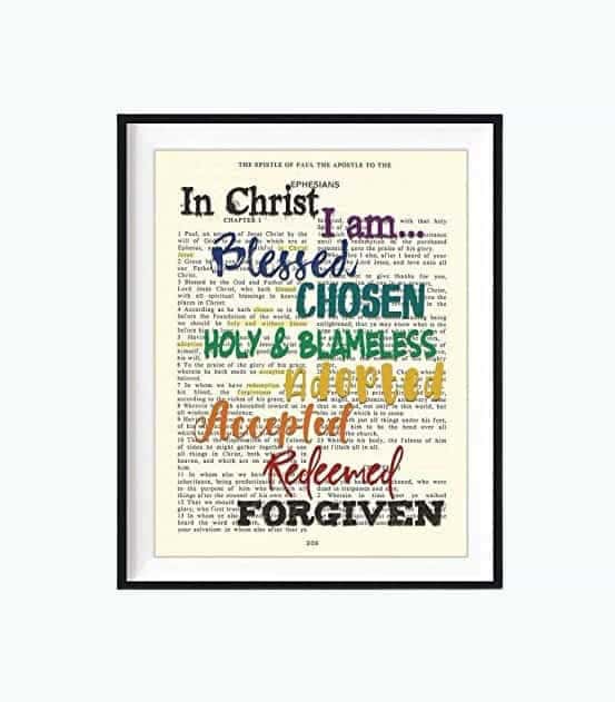 In Christ I Am... Wall Art