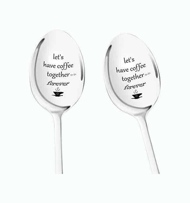 Couples Coffee Spoons