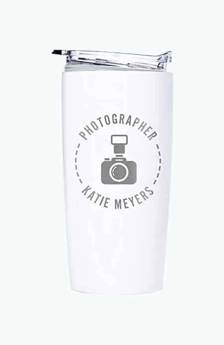 Engraved Personalized Photography Tumbler