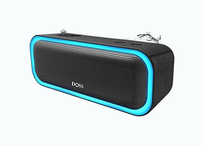 Bluetooth Speaker With Multi-Colored Lights