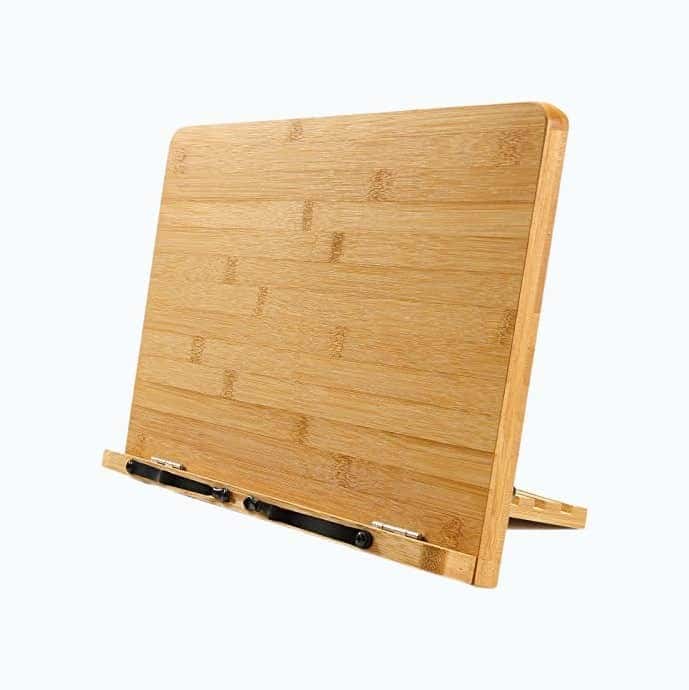 Bamboo Book Stand