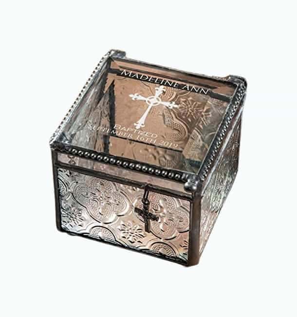 Baptism Personalized Trinket Box