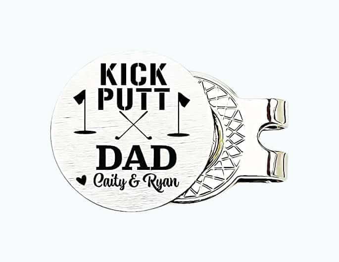 Dad Golf Ball Marker