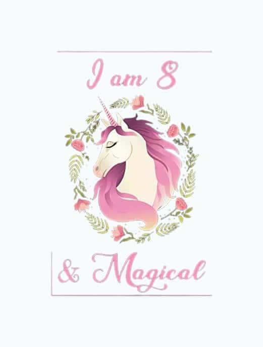 Unicorn 8th Birthday Journal