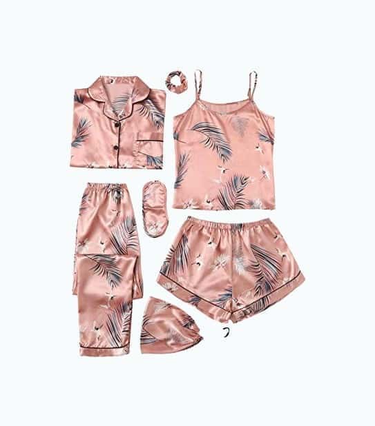 7 Piece Pajama Set