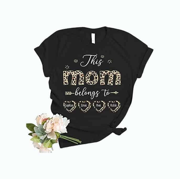 Personalized Mom T-Shirt