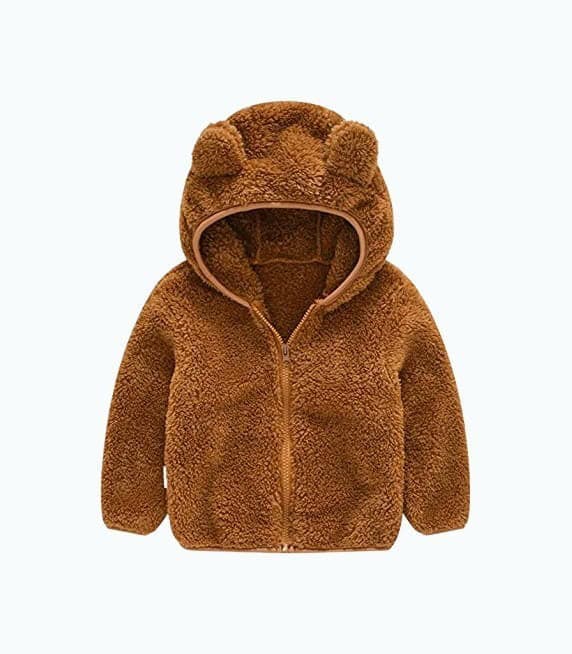 Bear Fleece Hood Jacket