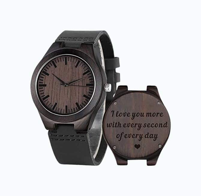 Custom Engraved Wooden Watch