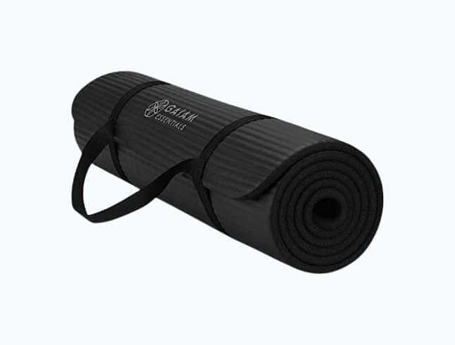 Gaiam Essentials Yoga Fitness & Exercise Mat