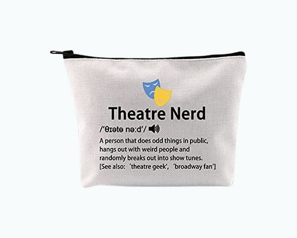 Theater Nerd Makeup Bag